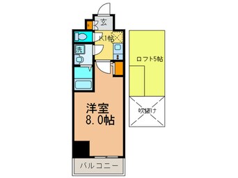 間取図 ｴｽﾃﾑｺｰﾄ名古屋栄DL(403)