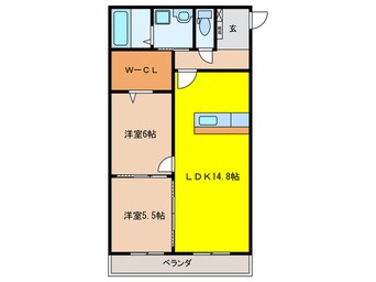 間取図 ボン　スヴニール　日進