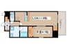 プレイス白壁 1LDKの間取り
