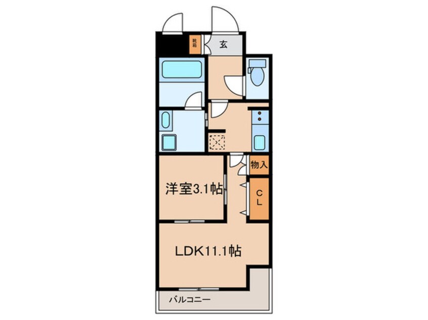 間取図 プレイス白壁