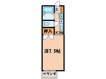 間取図 ハイツ昴