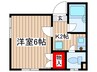 ＨＫマンション大塚 1Kの間取り