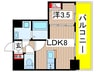プレサンス吹上駅前エテルノ 1LDKの間取り