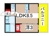プレサンス吹上駅前エテルノ 1LDKの間取り