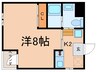 Novel Kurokawa 1Kの間取り