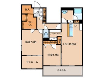 間取図 HIGH　LINE　PARK　B