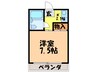 アラカワハイツ清住 1Kの間取り