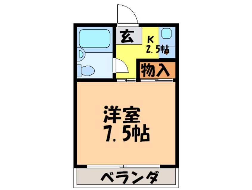 間取図 アラカワハイツ清住