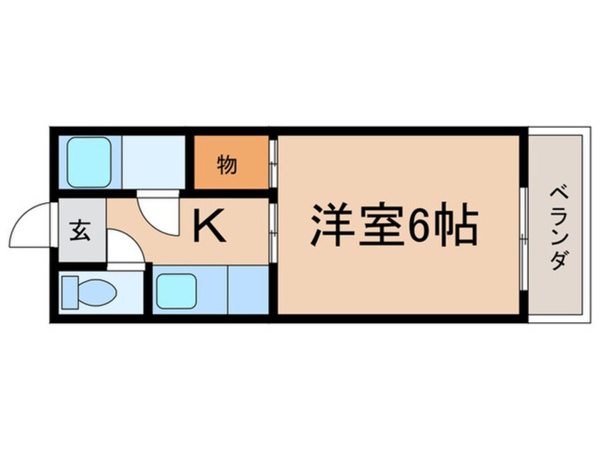 間取図 アラカワハイツ清住