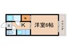 アラカワハイツ清住 1Kの間取り