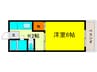 アラカワハイツ清住 1Kの間取り