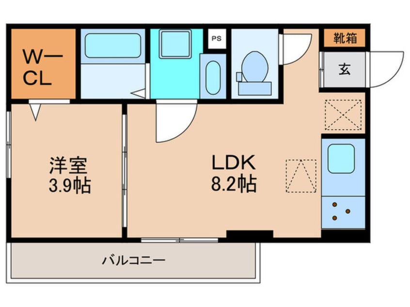 間取図 クレール