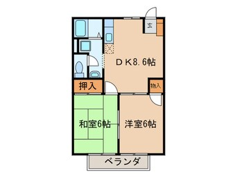 間取図 グリ－ンシティ浅田