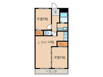 間取図 リヴィエール日比津
