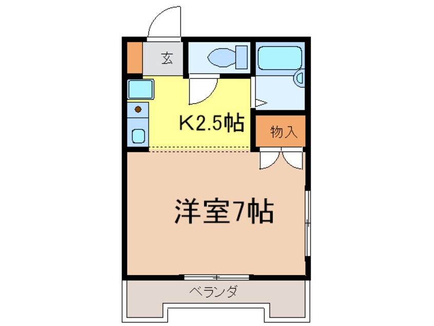 間取図 セントラルハイツⅡ