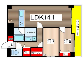 間取図 ロイヤルカーサ千種