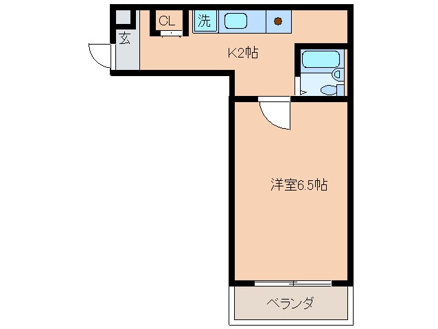 間取り図 コスモ　川名
