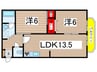 光陽ビル 2LDKの間取り