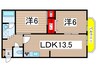 光陽ビル 2LDKの間取り