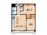 Ｐｉｏｎｅ覚王山 2LDKの間取り