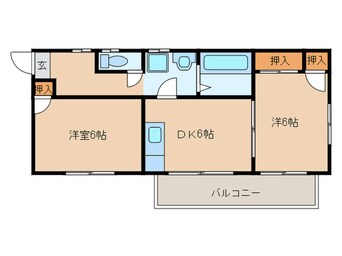 間取図 セントラル橘