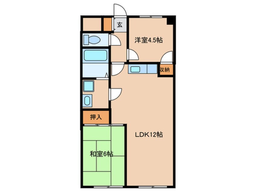 間取図 レイクヒルズマンション