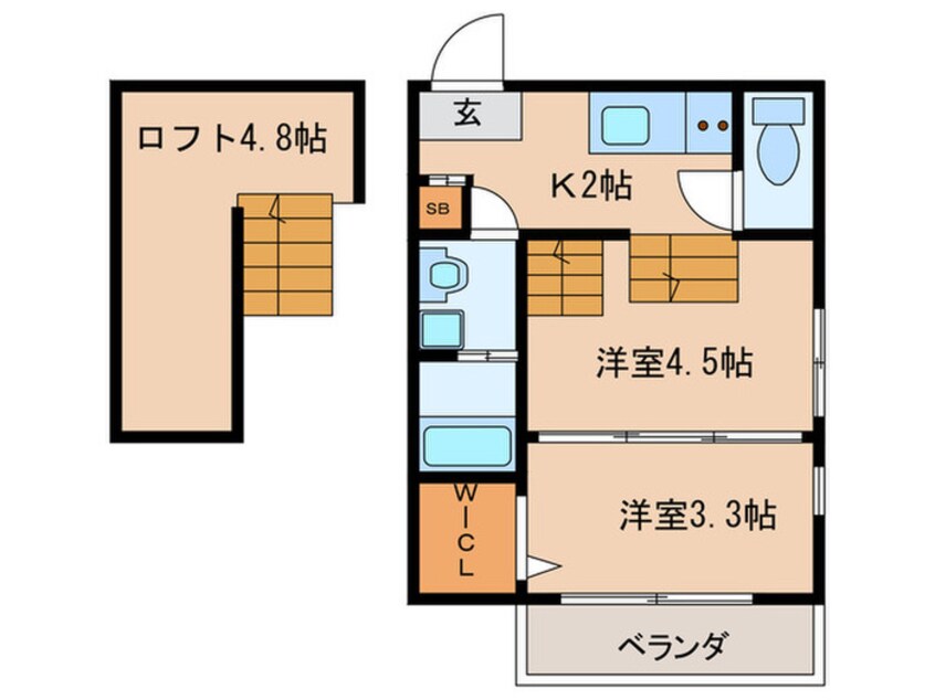 間取図 ヴィラ黒川