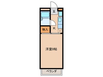 間取図 パレス清水