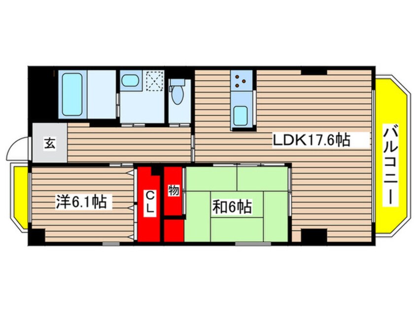 間取図 エトワールミツワ