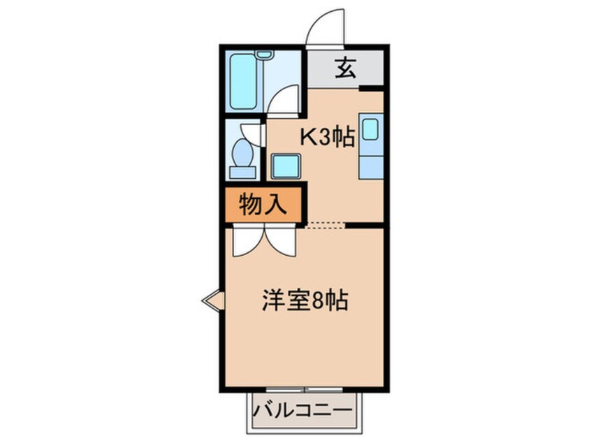 間取図 ラプランタン加島