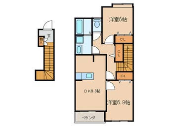 間取図 ウエストシティー