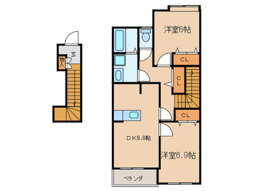 間取図 ウエストシティー