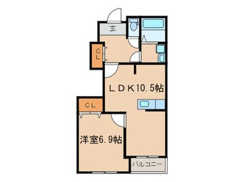 間取図 ウエストシティー