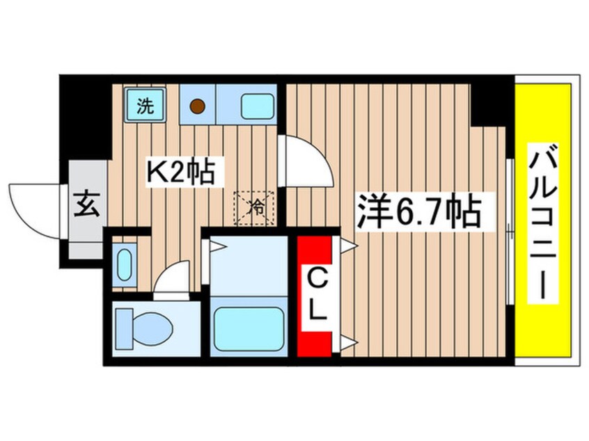 間取図 ステ－ジ橦木
