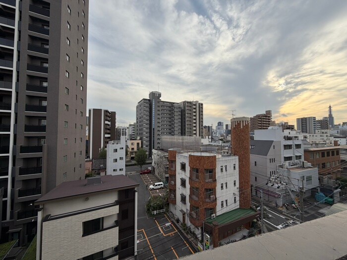 室内からの展望 ステ－ジ橦木