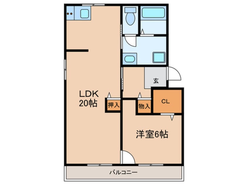 間取図 江口マンション