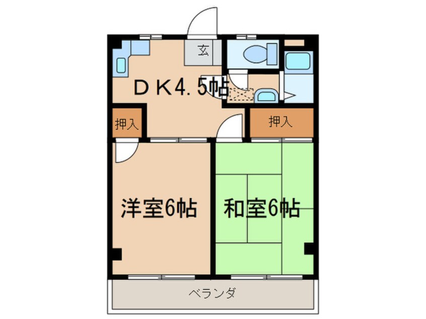 間取図 丸協ビル