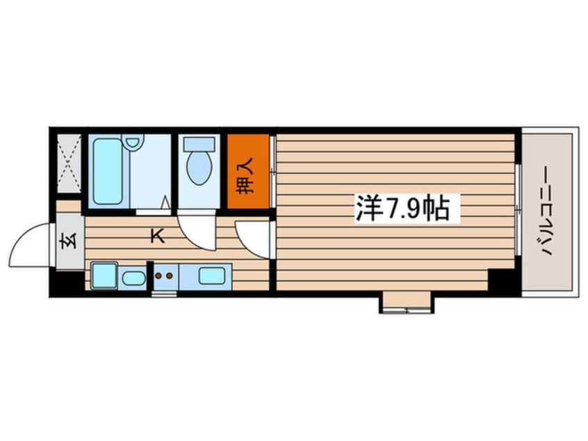 間取図 エアロスペース鶴田