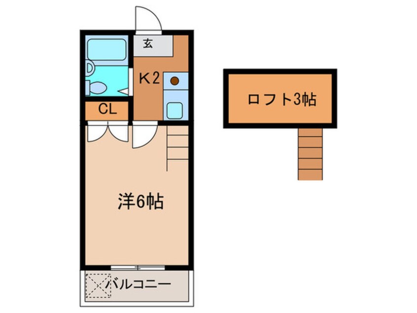 間取図 アルシャイン岡崎２