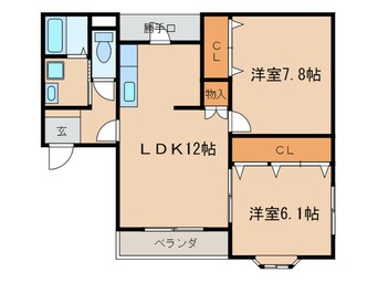 間取図 日之出丸太コ－ポⅢ