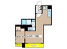 ＣＡＳＡ　Ｏｋｕｄａ 1LDKの間取り