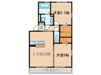 間取図 ハピネスコスモⅡ