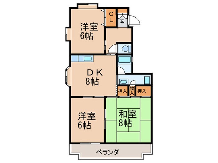 間取り図 ラ・フォーレ杁ヶ池