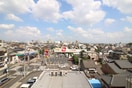 室内からの展望 美谷ハイツ柵下