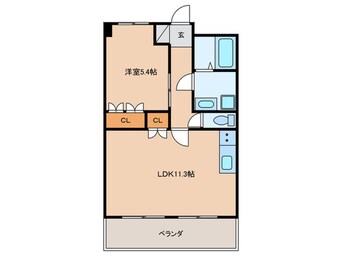 間取図 エスポアールⅡ