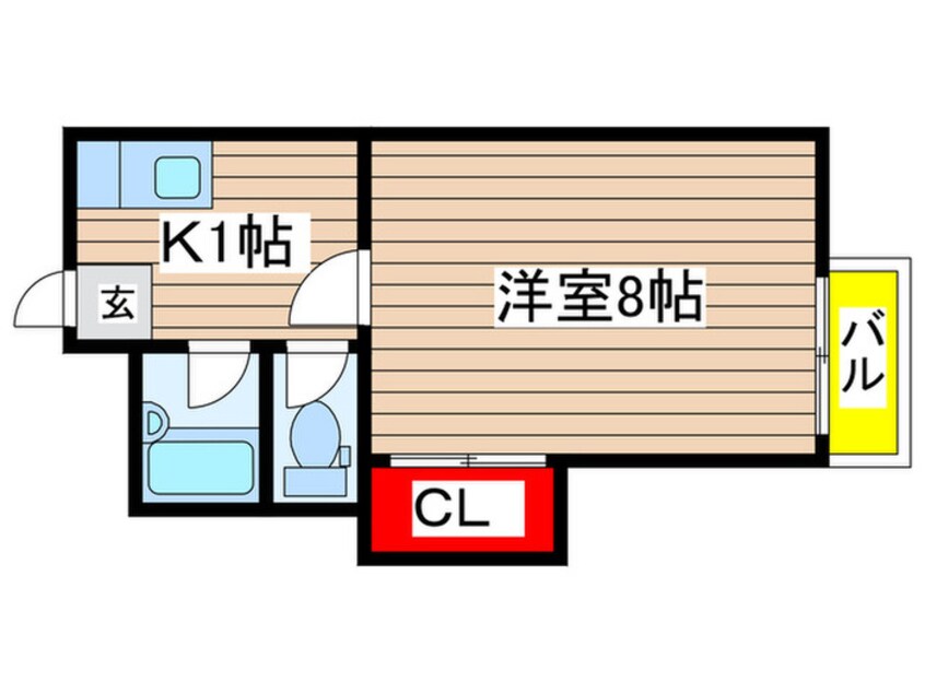 間取図 ブルーハイツ３