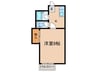 ブルーハイツ３ 1Kの間取り