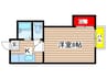 ブルーハイツ３ 1Kの間取り