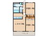 エルミタ－ジュ 2LDKの間取り