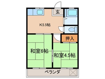 間取図 珠実荘